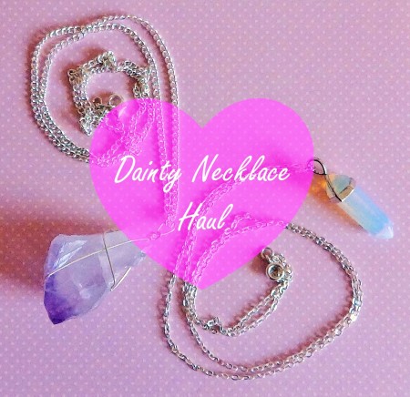 Vanilla Shimmer Necklaces Blog Title