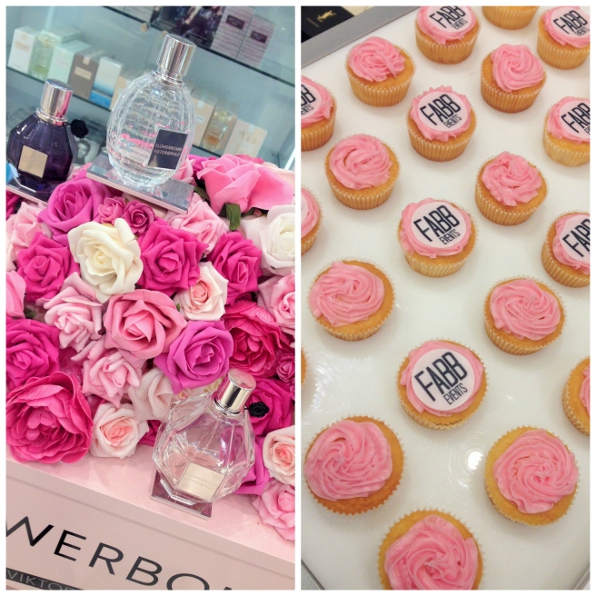 Flowerbomb and cupcakes